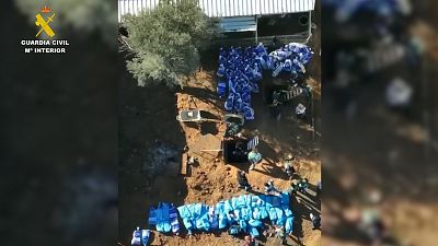 La Guardia Civil incauta el mayor alijo de cocana introducido en narcolanchas por el Guadalquivir