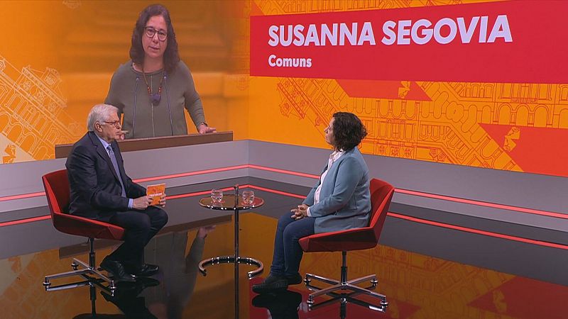 Susanna Segovia dels Comuns, a 'Aquí parlem'