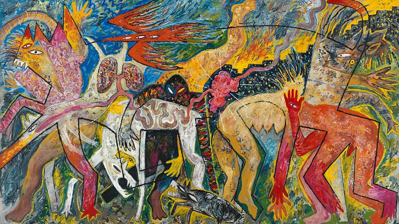 Un cuadro clave de Barcel y un bodegn de Almodvar, entre la 'Pintura liberada' del Thyssen de Mlaga