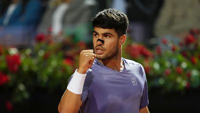 Alcaraz supera en dos sets a Djere y ya est en octavos de final del Masters 1000 de Roma