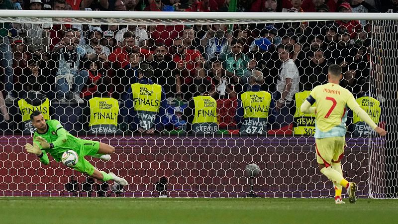 La 1, líder del domingo con la final de la UEFA Nations League Portugal-España, lo más visto de la temporada