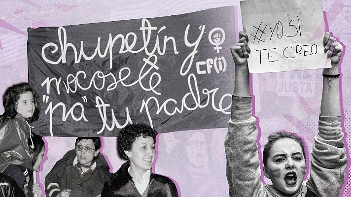 La evolucin de las manifestaciones del 8M en Espaa: del "yo tambin soy adltera" al "hermana, yo s te creo"